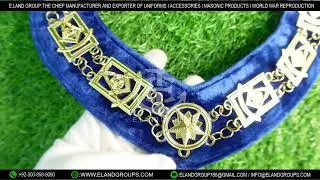 High Quality Masonic Regalia  Masonry Chain Collar,  masonic regalia chain collars