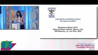 RRI Conference 2020 | Heat stress and kidney failure: the case for CKDu? with Magdalena Madero