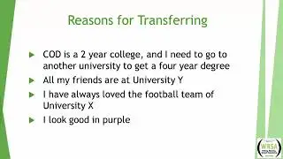 How to Write Transfer and Scholarship Essays