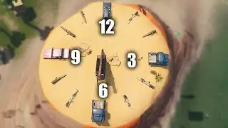 Fortnite Challenge - visit different clocks ALL clock locations