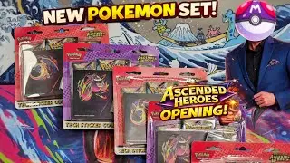 Opening NEW Pok&eacute;mon, Ascended Heroes! Release Day - Do Tech Stickers Have the Hits!?