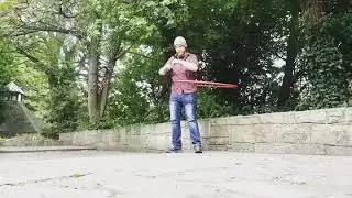 juggling through Stephens Green Dublin
