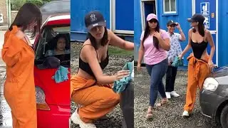 Cami Valencia, Girl Car Washing Machine Makes COUPLES FIGHT🤣🤣