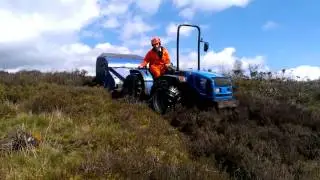 BCS Vithar 900 heather harvesting