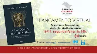 Lan&ccedil;amento virtual do livro - A Hist&oacute;ria do Juda&iacute;smo - de Martin Goodman