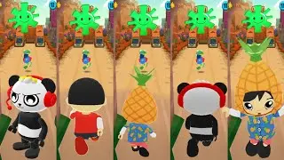 Tag with Ryan - Combo Panda vs Red T-Shirt Ryan vs Pineapple Ryan with Panda Van