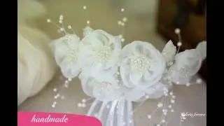 First Communion and Flower Girl Hair Accessories
