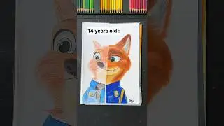 ✨My Art progress throughout the year ! part 2 ( Age 4-16 ) 🥹💕&hellip;#art #shorts