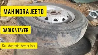 Mahindra jeeto reyar bering fiting,reyar tayer ku mar kha raha hai.#jeeto