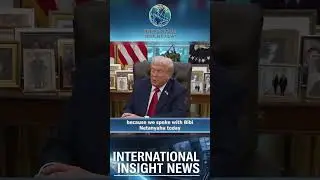 Trump Declares Opposition to West Bank Annexation, Says Gaza Peace Deal Is Near