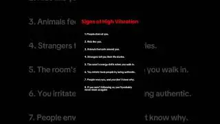 Powerful Signs You Have a High Vibration 🌟 Spiritual Awakening