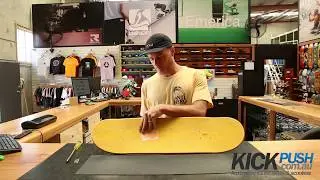 HOW TO GRIP A SKATEBOARD DECK | at kickpush.com.au
