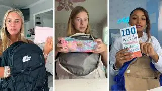 Pack My Backpack With Me | TikTok Compilation