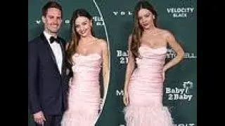 Miranda Kerr shows off slender postpartum figure at Baby2Baby gala with husband Evan Spiegel