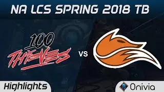100 vs FOX Tiebreaker Highlights NA LCS Spring 2018 W9D2 100Thieves vs Echo Fox by Onivia