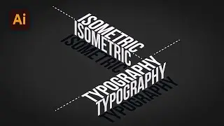 How to Create Isometric Text Effect in adobe Illustrator