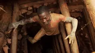 Dangerous gold digging 20 meters below