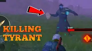 TYRANT ZOMBIE BOSS KILLING IN PUBG MOBILE | HOW TO KILL TYRANT IN SQUAD