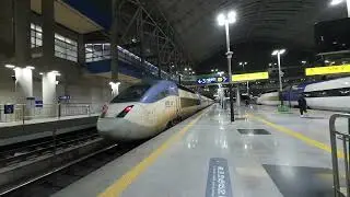 [한국철도/120fps 4K] KTX-산천 용산행 광명역 출발, 서울행 광명역 도착