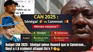 Budget CAN 2025 : S&eacute;n&eacute;gal mieux financ&eacute; que le Cameroun&hellip; Diouf a-t-il vraiment attaqu&eacute; Eto&rsquo;o ? 🤔🔥