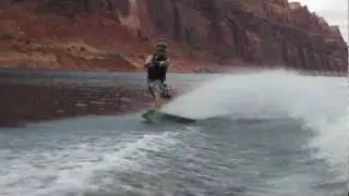 Wake Skate Jump - He lands it!
