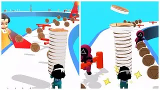 Stack Candy Challenge Squid Game Gameplay Walkthrough IOS Android Games
