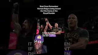 Настоящие фанаты помнят, как Романа Рейнса освистали на Royal Rumble #wwe #fyp #wrestling #prowre...