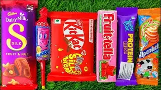 Satisfying video Asmr Giant Watermelon Gummy Candy Cutting ASMR | Unpacking chocolate eat