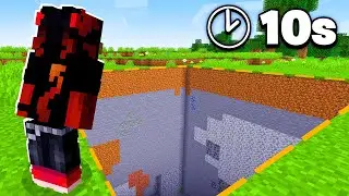 MINECRAFT pero CADA 10 SEGUNDOS un CHUNK DESAPARECE