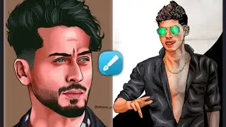 cartoon photo editing in mobile | step by step| in mobile infinite design