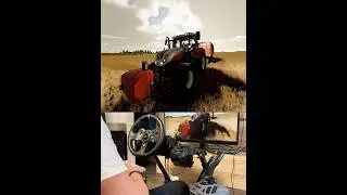 Farming Simulator Steyr Profi 6145 Steering Wheel Manual Gearbox Thrustmaster Farmstick #dkgc #fs22