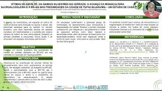VÍTIMAS DO ASFALTO: OS ANIMAIS SILVESTRES DO CERRADO E O AVANÇO DA MONOCULTURA SUCROALCOOLEIRA