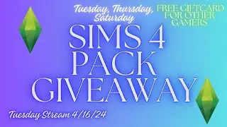 Sims 4 Free Pack April Giveaway! For Other Gamers (Microsoft Gift Card)