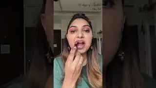 Day 4 ☕️ Praush Plush Matte lipstick in &lsquo;High Tea&rsquo; #youtubeshorts #ashortaday #lipstick #praush