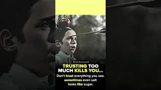 Trusting too much kills you #motivation #inspirationdaily #quotes
