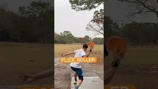 Flick roller #forehand#crazy #youtubeshorts #latitude64 #trendingshorts #trending #fun #discgolf #yt