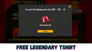 Invite And Win Event Free Fire MAX | Free Tshirt and Gloo Wall Skin🤯 | Fire Ball Gamers ❤️✨