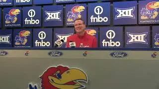 WATCH: Bill Self talks Towson win, Darryn Peterson, and more