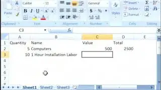Using Excel to Build a Quoting System