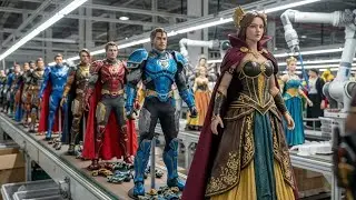 How Super Hero Action Figures Are Made: From Raw Plastic Materials to Finished Figure (Full Process)