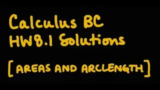 Area Between Two Curves and Arc Lengths - Examples