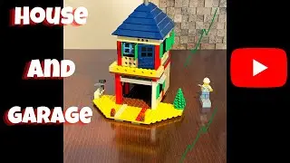 Creative ideas with LEGO Part-3 house with garage LEGO ile Yaratıcı Fikirler-3 Garajlı  Ev Yapımı