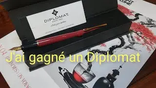 UNBOXING, j'ai gagn&eacute; un stylo Diplomat Traveller