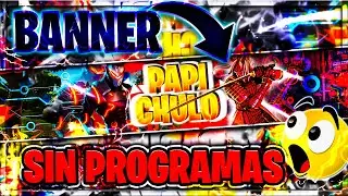 💎Como HACER un BANNER SIN PROGRAMAS 2023 😍 &iexcl;F&Aacute;CIL Y R&Aacute;PIDO!👈