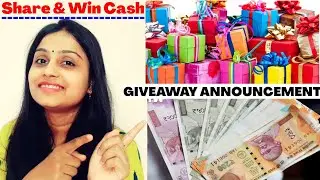 GIVEAWAY ANNOUNCEMENT | Christmas GIVEAWAY 2020 | Participate ,Share & Win Cash Price | Review Vibes