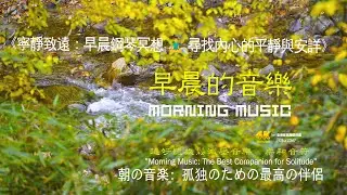 寧靜致遠：早晨鋼琴冥想 🧘‍♂️ 尋找內心的平靜與安詳#獨處音樂 #清晨音樂 #冥想 #睡眠音樂 #輕音樂 #自然聲音#溪流聲 #放鬆 #空靈音樂 #心靈音樂 #深呼吸 #心靈療癒#清晨音樂