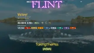 {Replay | 15.0}Tier 7 CL USS Flint by TakingThePiss(ASIA) - Yoloed a BB in Ranked and survived!