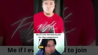 Me in slap competition:
