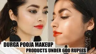 Durga Pooja Makeup|Easy and Quick | Kareena Kapoor Inspired|All Products Under 600 Rupees