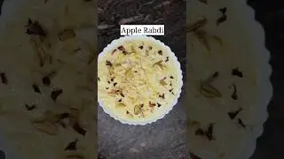 Apple Rabdi Recipe #shorts  #applerabdi